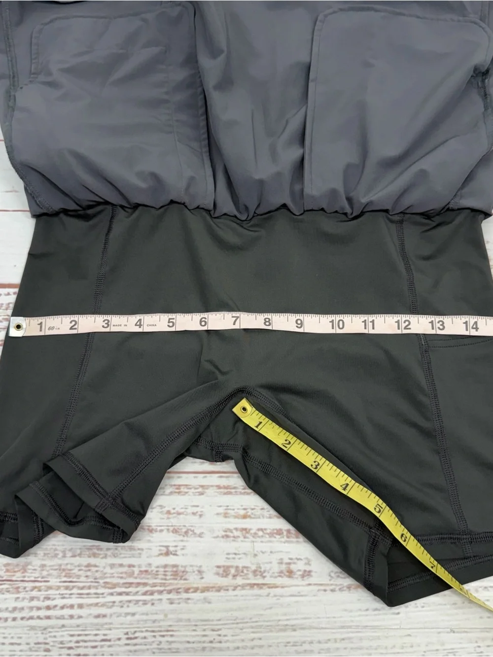 Patagonia Women’s Small Ink Washed Black Fleetwith Skort